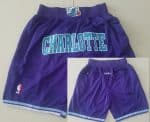 Charlotte Hornets Purple Just Don Shorts