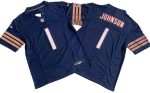 Chicago Bears #1 Jaylon Johnson Limited Navy FUSE Vapor Jersey