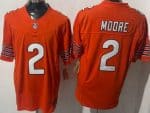 Chicago Bears #2 DJ Moore Limited Orange FUSE Vapor Jersey