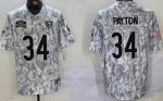 Chicago Bears #34 Walter Payton Limited Arctic Camo 2024 Salute to Service Jersey