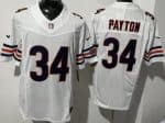Chicago Bears #34 Walter Payton Limited White FUSE Vapor Jersey