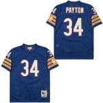 Chicago Bears #34 Walter Payton Navy 1985 Throwback Mesh Jersey