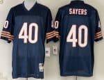Chicago Bears #40 Gale Sayers Navy 1985 Throwback Jersey