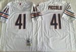 Chicago Bears #41 Brian Piccolo White 1965 Throwback Jersey