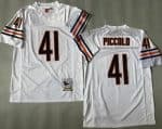 Chicago Bears #41 Brian Piccolo White Throwback Jersey