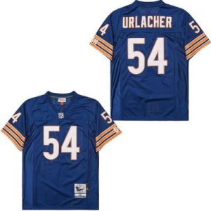 Chicago Bears #54 Brian Urlacher Navy 2001 Throwback Mesh Jersey