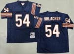 Chicago Bears #54 Brian Urlacher Navy Throwback Jersey