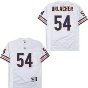 Chicago Bears #54 Brian Urlacher White 2000 Throwback Mesh Jersey