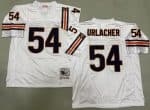Chicago Bears #54 Brian Urlacher White Throwback Jersey