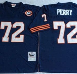 Chicago Bears #72 William Perry Navy 1983 Throwback Jersey