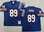 Chicago Bears #89 Mike Ditka Navy 1966 Throwback Jersey