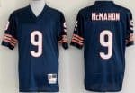 Chicago Bears #9 Jim McMahon Navy Throwback Jersey