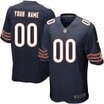 Chicago Bears Customized Game Navy Blue Jersey