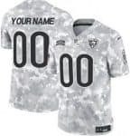 Chicago Bears Customized Limited Arctic Camo 2024 Salute to Service Jersey