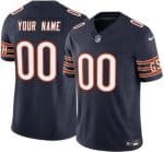 Chicago Bears Customized Limited Navy FUSE Vapor Jersey