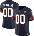 Chicago Bears Customized Limited Navy Throwback FUSE Vapor Jersey