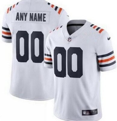 Chicago Bears Customized Limited White Alternate Vapor Jersey
