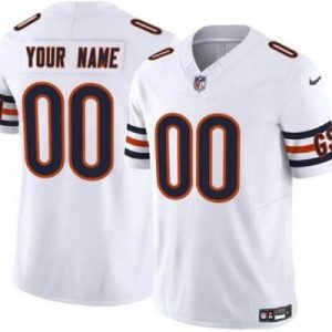 Chicago Bears Customized Limited White FUSE Vapor Jersey