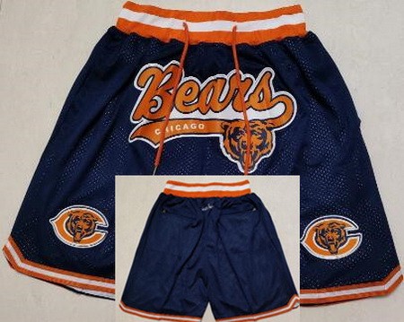 Chicago Bears Navy Just Don Shorts