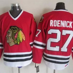 Chicago Blackhawks #27 Jeremy Roenick Red Throwback Jersey