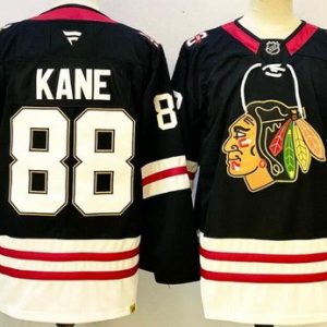 Chicago Blackhawks #88 Patrick Kane Black 100 Years Anniversary Authentic Jersey