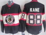 Chicago Blackhawks #88 Patrick Kane Black Alternate Throwback Jersey