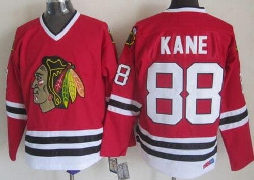 Chicago Blackhawks #88 Patrick Kane Red Throwback Jersey
