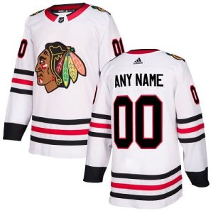 Chicago Blackhawks Customized White Authentic Jersey