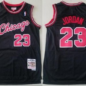 Chicago Bulls #23 Michael Jordan Black 1997 Hollywood Classic Swingman Jersey