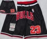 Chicago Bulls #23 Michael Jordan Black 1997 Just Don Shorts