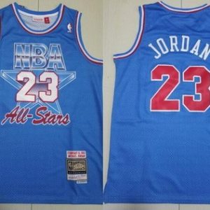 Chicago Bulls #23 Michael Jordan Blue 1993 All Star Swingman Jersey