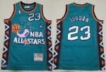 Chicago Bulls #23 Michael Jordan Blue 1996 All Star Throwback Swingman Jersey
