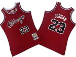 Chicago Bulls #23 Michael Jordan Red 1984 Throwback Swingman Jersey