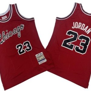 Chicago Bulls #23 Michael Jordan Red 1984 Throwback Swingman Jersey