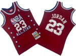 Chicago Bulls #23 Michael Jordan Red 1989 All Star Swingman Jersey