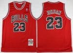 Chicago Bulls #23 Michael Jordan Red 1997 Throwback Swingman Jersey