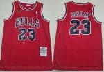 Chicago Bulls #23 Michael Jordan Red 20th Anniversary Signature Swingman Jersey