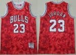 Chicago Bulls #23 Michael Jordan Red Constellation Swingman Jersey