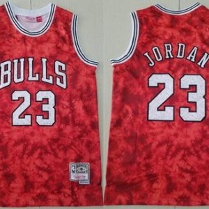 Chicago Bulls #23 Michael Jordan Red Constellation Swingman Jersey