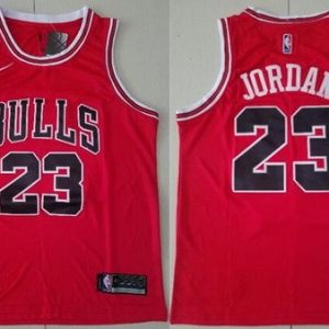Chicago Bulls #23 Michael Jordan Red Icon Swingman Jersey