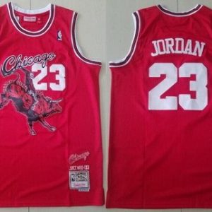 Chicago Bulls #23 Michael Jordan Red Juice Wrid Co Branded Swingman Jersey