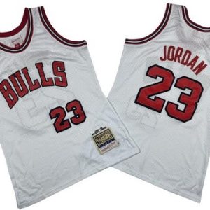 Chicago Bulls #23 Michael Jordan White 1984 Throwback Swingman Jersey
