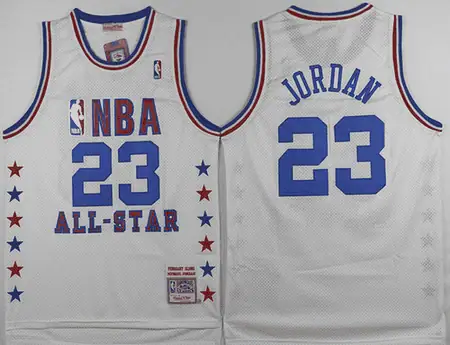 Chicago Bulls #23 Michael Jordan White 1989 All Star Swingman Jersey