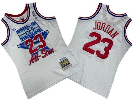 Chicago Bulls #23 Michael Jordan White 1991 All Star Swingman Jersey