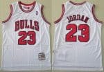 Chicago Bulls #23 Michael Jordan White 1997 Throwback Swingman Jersey