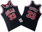 Chicago Bulls #33 Scottie Pippen Black 1997 Throwback Swingman Jersey