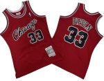 Chicago Bulls #33 Scottie Pippen Red 2003 Throwback Swingman Jersey