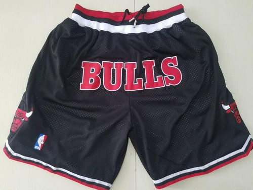 Chicago Bulls Black 1997 Just Don Swingman Shorts
