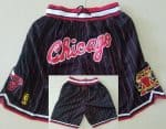 Chicago Bulls Black Stripes 10th Anniversary Just Don Shorts