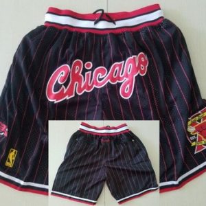 Chicago Bulls Black Stripes 10th Anniversary Just Don Shorts